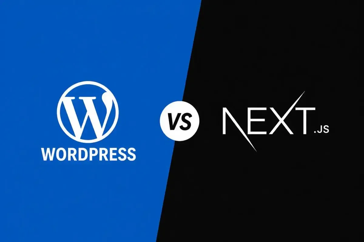 Next.js vs WordPress: cuándo utilizar cada tecnología en un proyecto profesional